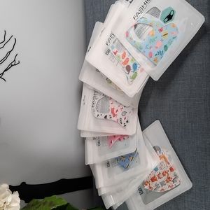 Child Size Fabric Face Mask Kids School-age Face Protection Washable Designs